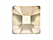 144  Crystal Golden Shadow (Foiled) - 10mm 2483 Mosaic  Swarovski Flatback Glue On Flat Backs  